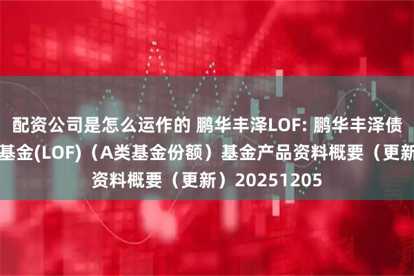 配资公司是怎么运作的 鹏华丰泽LOF: 鹏华丰泽债券型证券投资基金(LOF)(A类基金份额)基金产品资料概要(更新)20251205